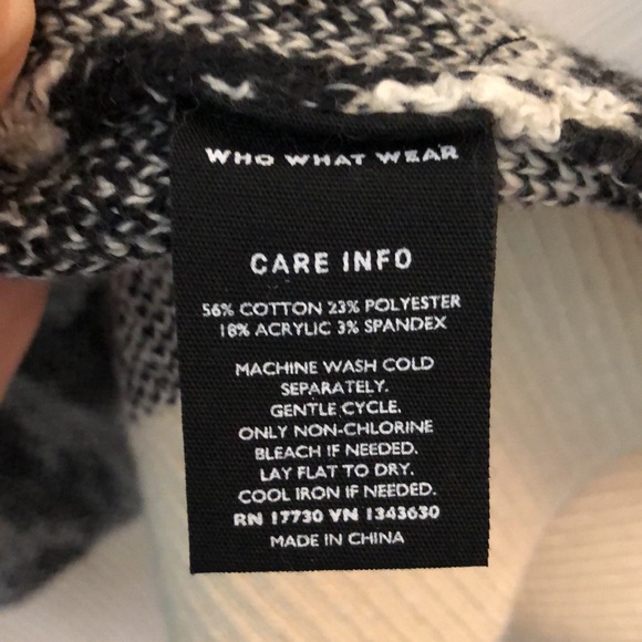 NWT Who What Wear for Target oversized animal print open cardigan. XXL. - Picture 6 of 6